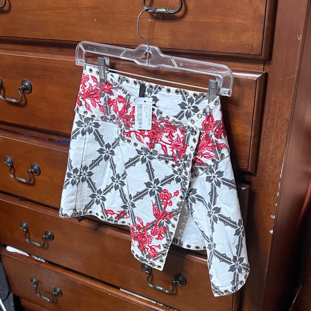 Isabel Marant Denim Wrap Skirt